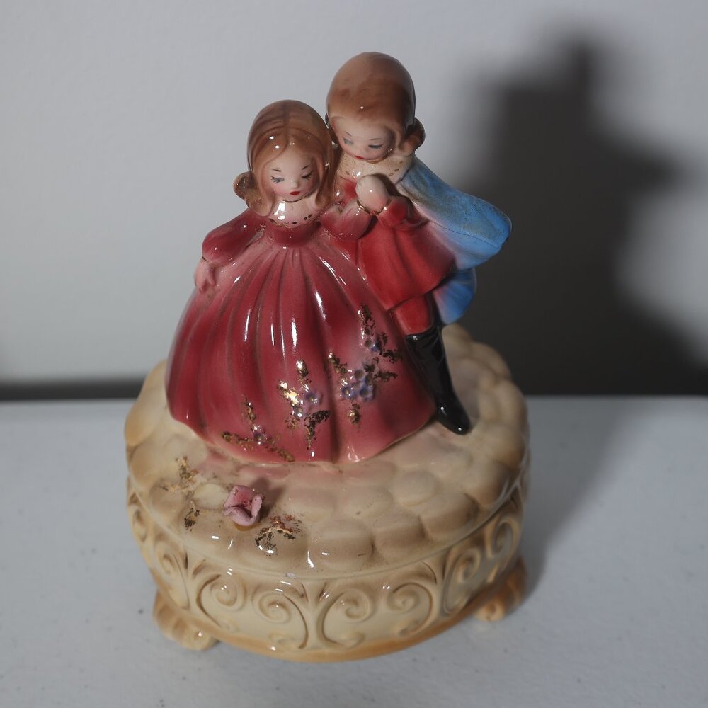 Josef Originals THE IMPOSSIBLE DREAM Girl & Boy Music Box Series 6 ¼" Figurine
